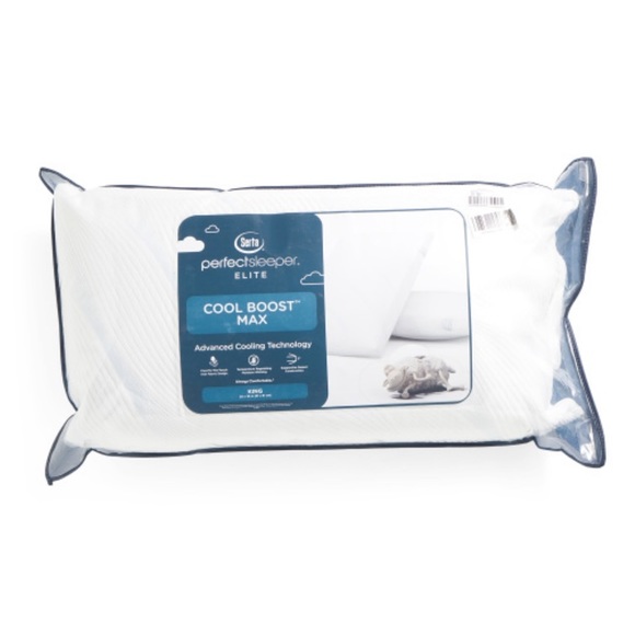 SERTA PERFECT SLEEPER ELITE
Swirl Knit Cooling Crystal Single Pillow - Picture 1 of 1